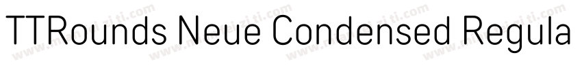 TTRounds Neue Condensed Regular字体转换